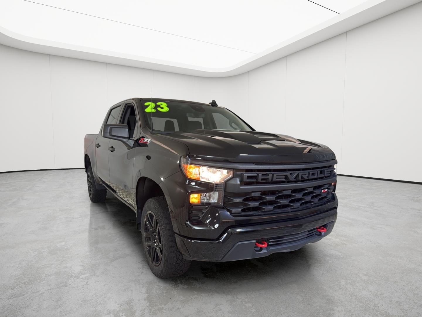 Black 2023 Chevrolet Silverado 1500 Pickup Truck Four-Wheel Drive 8-Speed Automatic