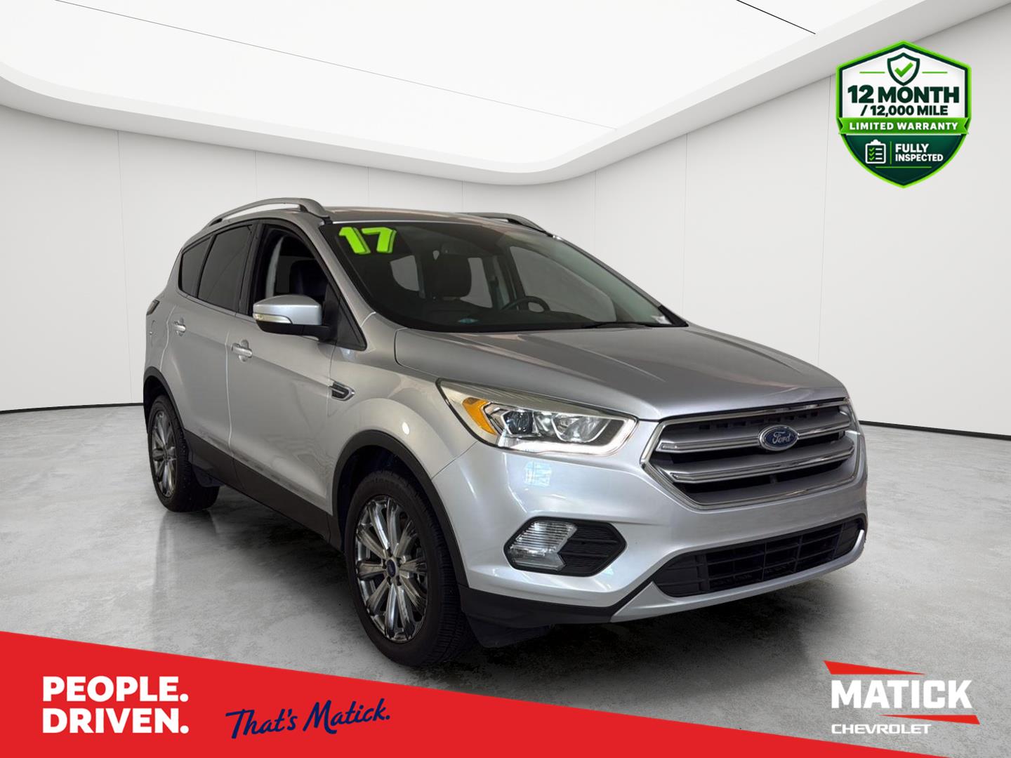 Ingot Silver 2017 Ford Escape SUV / Crossover All-Wheel Drive 6-Speed Automatic