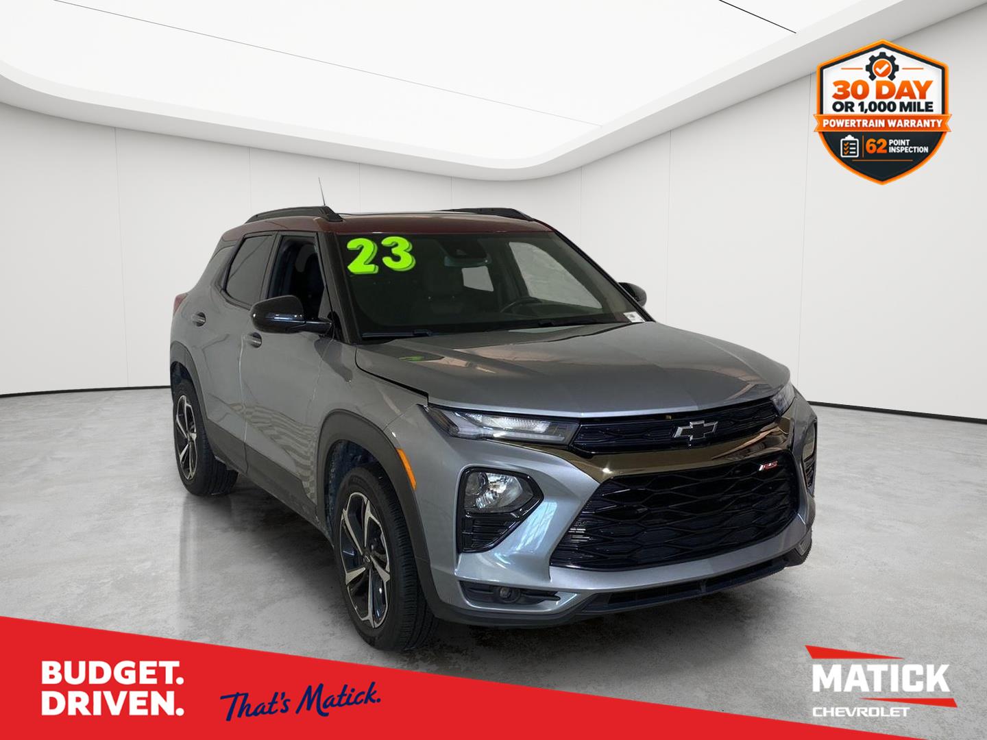 Sterling Gray Metallic 2023 Chevrolet Trailblazer SUV / Crossover Four-Wheel Drive 9-Speed Automatic