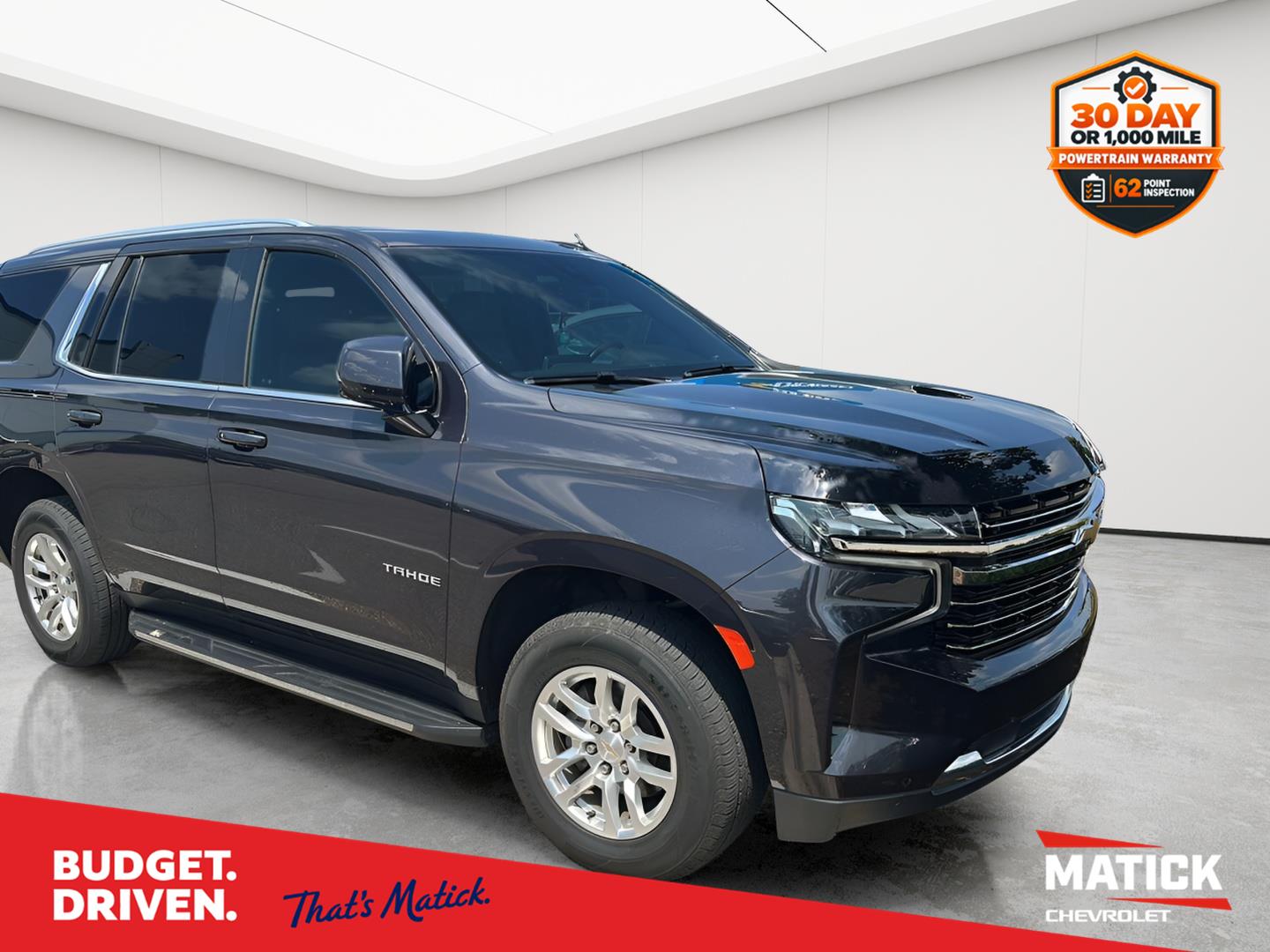 Dark Ash Metallic 2022 Chevrolet Tahoe SUV / Crossover Four-Wheel Drive Automatic