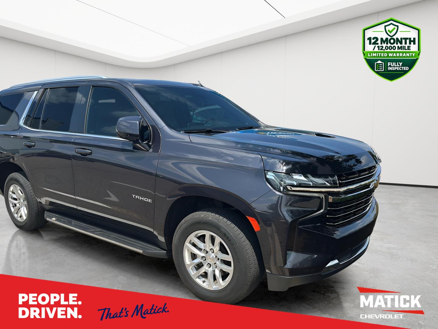 Dark Ash Metallic 2022 Chevrolet Tahoe SUV / Crossover Four-Wheel Drive Automatic