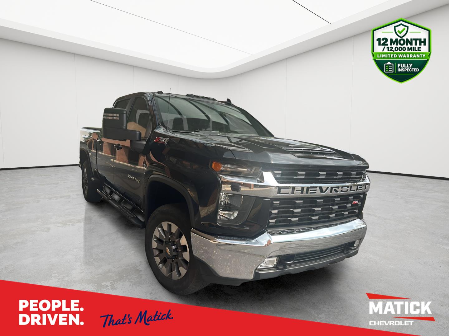 Black 2021 Chevrolet Silverado 2500HD Pickup Truck Four-Wheel Drive 6-Speed Automatic