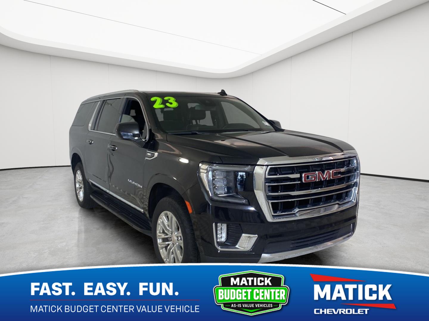 Onyx Black 2023 GMC Yukon XL SUV / Crossover Four-Wheel Drive Automatic
