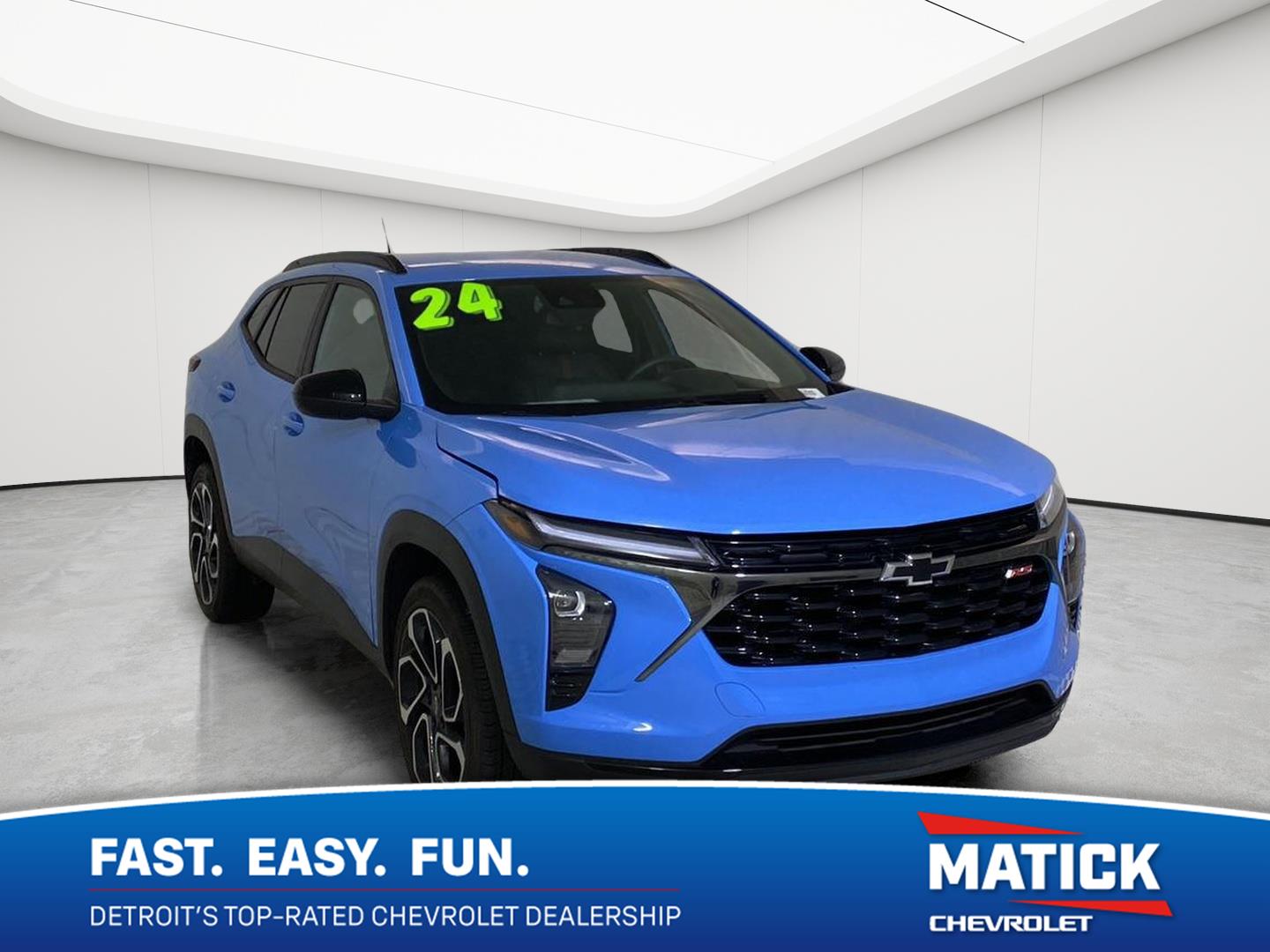 Fountain Blue 2024 Chevrolet Trax SUV / Crossover Front-Wheel Drive 6-Speed Automatic