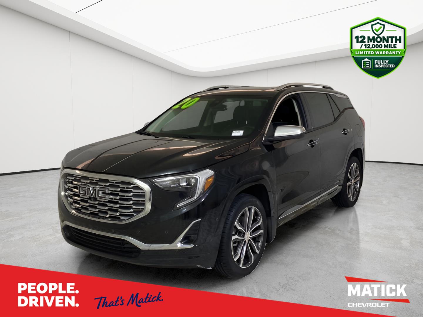 Black (Ebony Twilight Metallic) 2020 GMC Terrain SUV / Crossover Four-Wheel Drive 9-Speed Automatic Overdrive