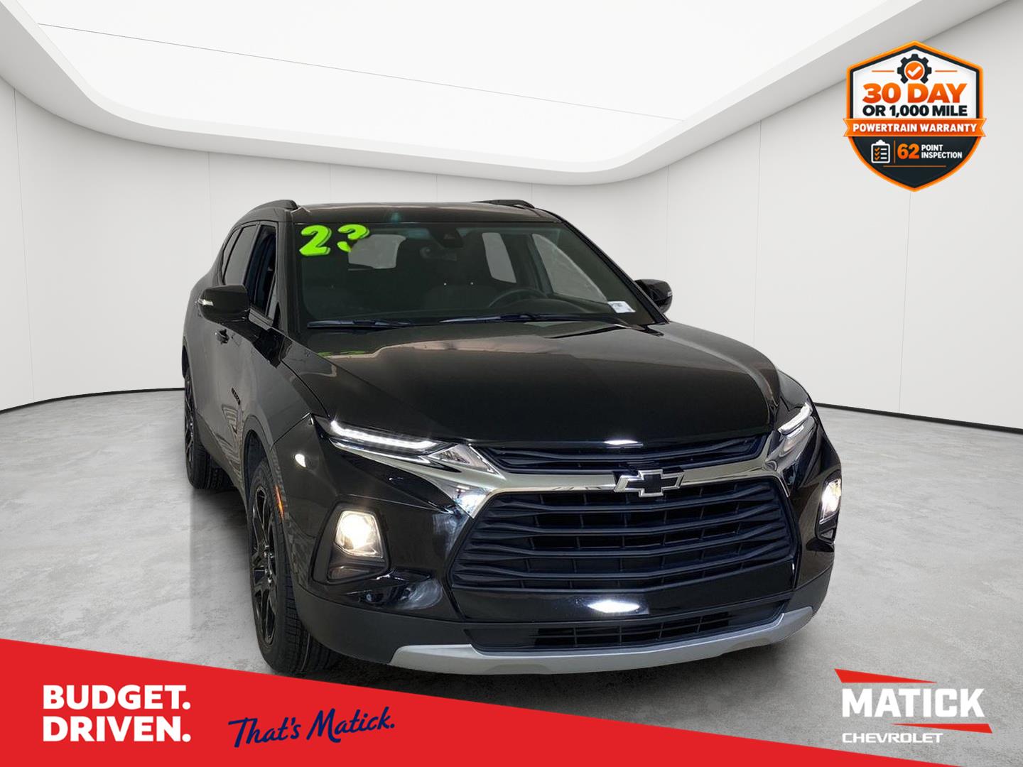 Black 2022 Chevrolet Blazer SUV / Crossover Front-Wheel Drive 9-Speed Automatic
