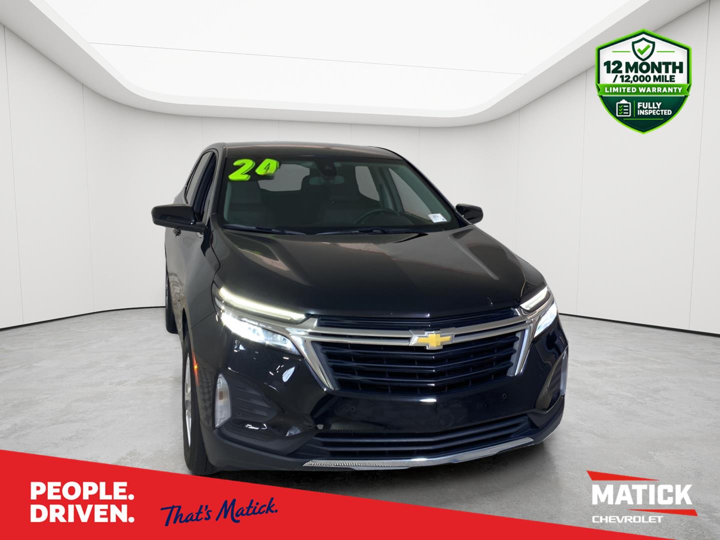 Mosaic Black Metallic 2024 Chevrolet Equinox SUV / Crossover Front-Wheel Drive 6-Speed Automatic Overdrive