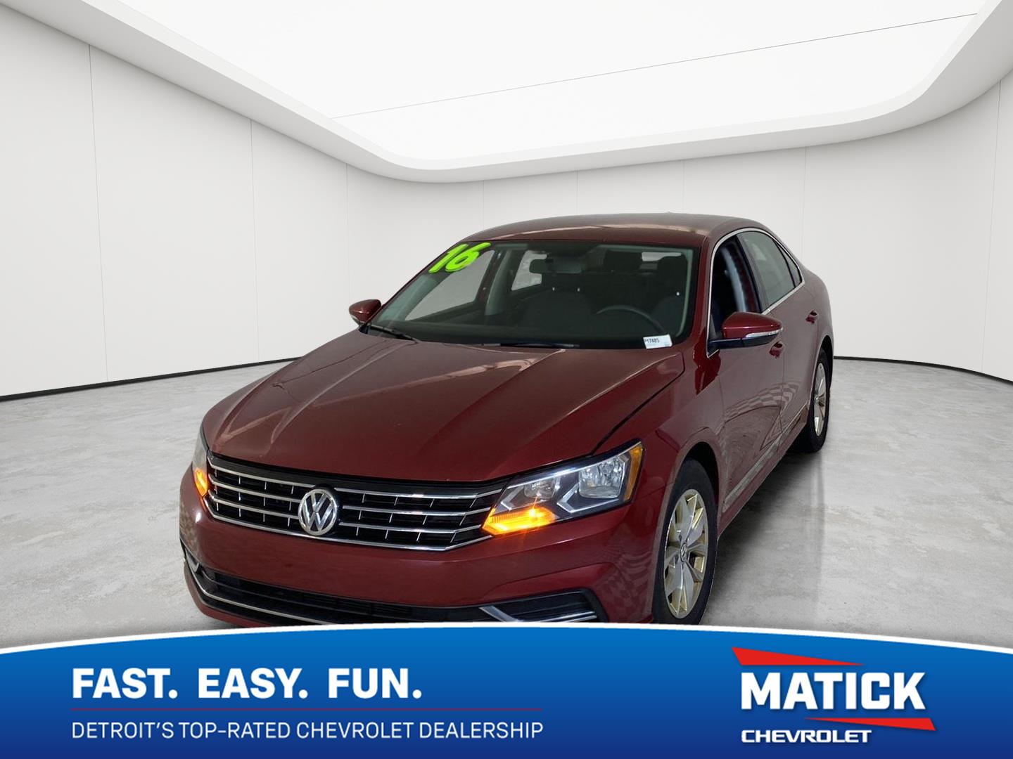 2016 Volkswagen Passat Sedan Front-Wheel Drive Automatic