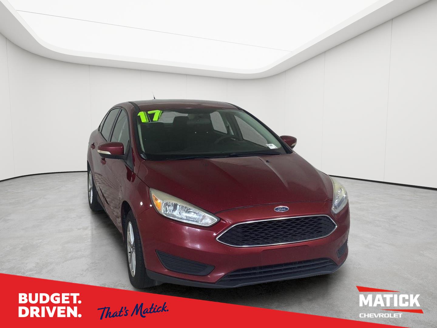 Ruby Red Metallic Tinted Clearcoat 2017 Ford Focus Sedan Front-Wheel Drive 6-Speed Automatic