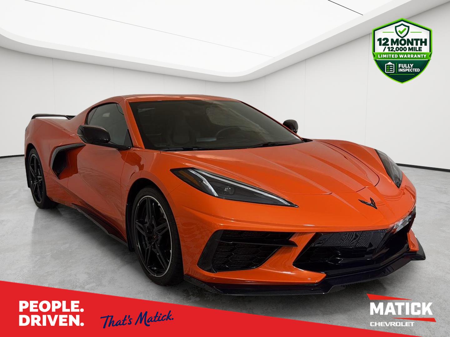 Sebring Orange Tintcoat 2020 Chevrolet Corvette Coupe Rear-Wheel Drive 8-Speed Dual Clutch