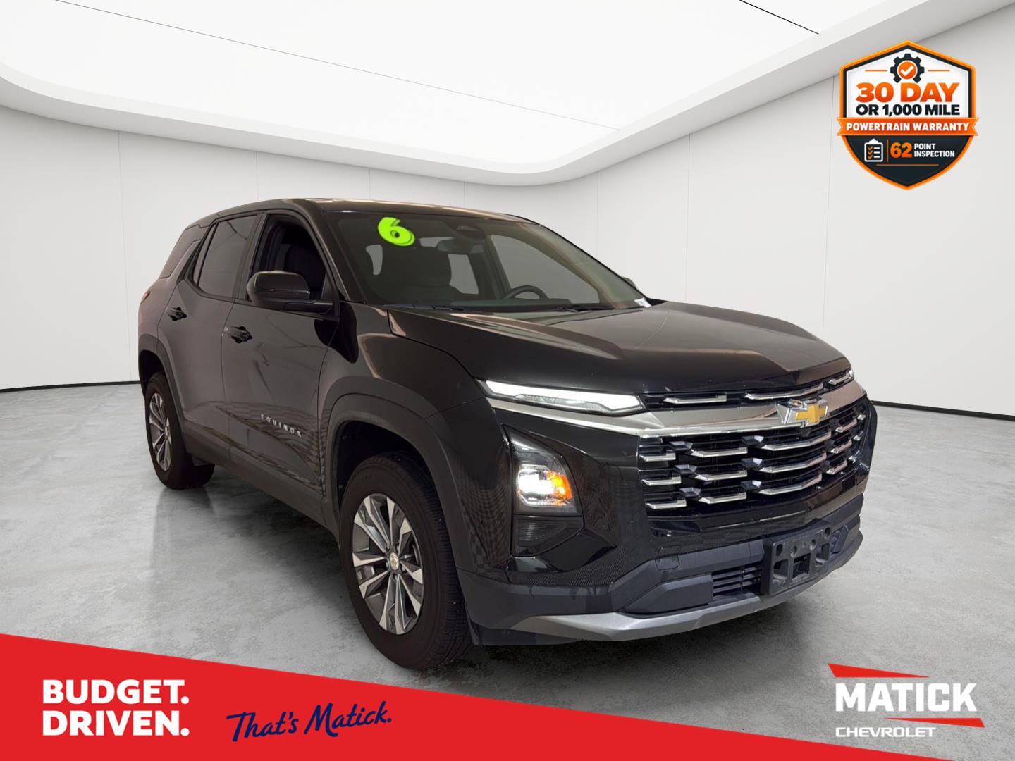 Mosaic Black Metallic 2026 Chevrolet Equinox SUV / Crossover Front-Wheel Drive Continuously Variable Transmission