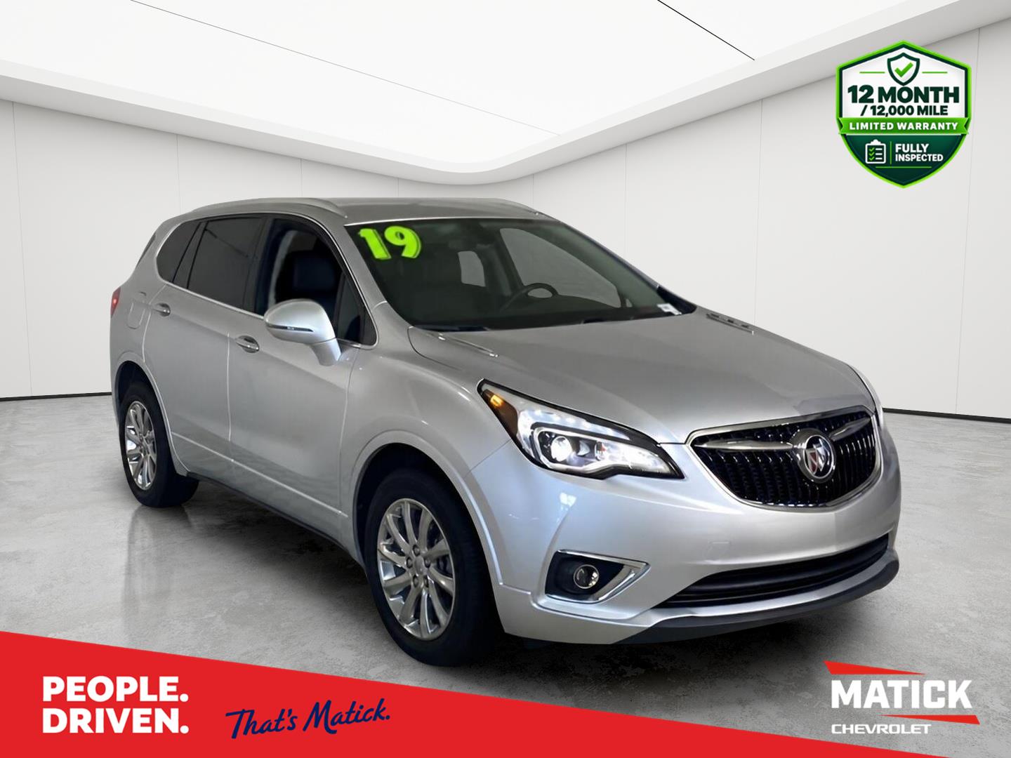 Galaxy Silver Metallic 2019 Buick Envision SUV / Crossover All-Wheel Drive 6-Speed Automatic