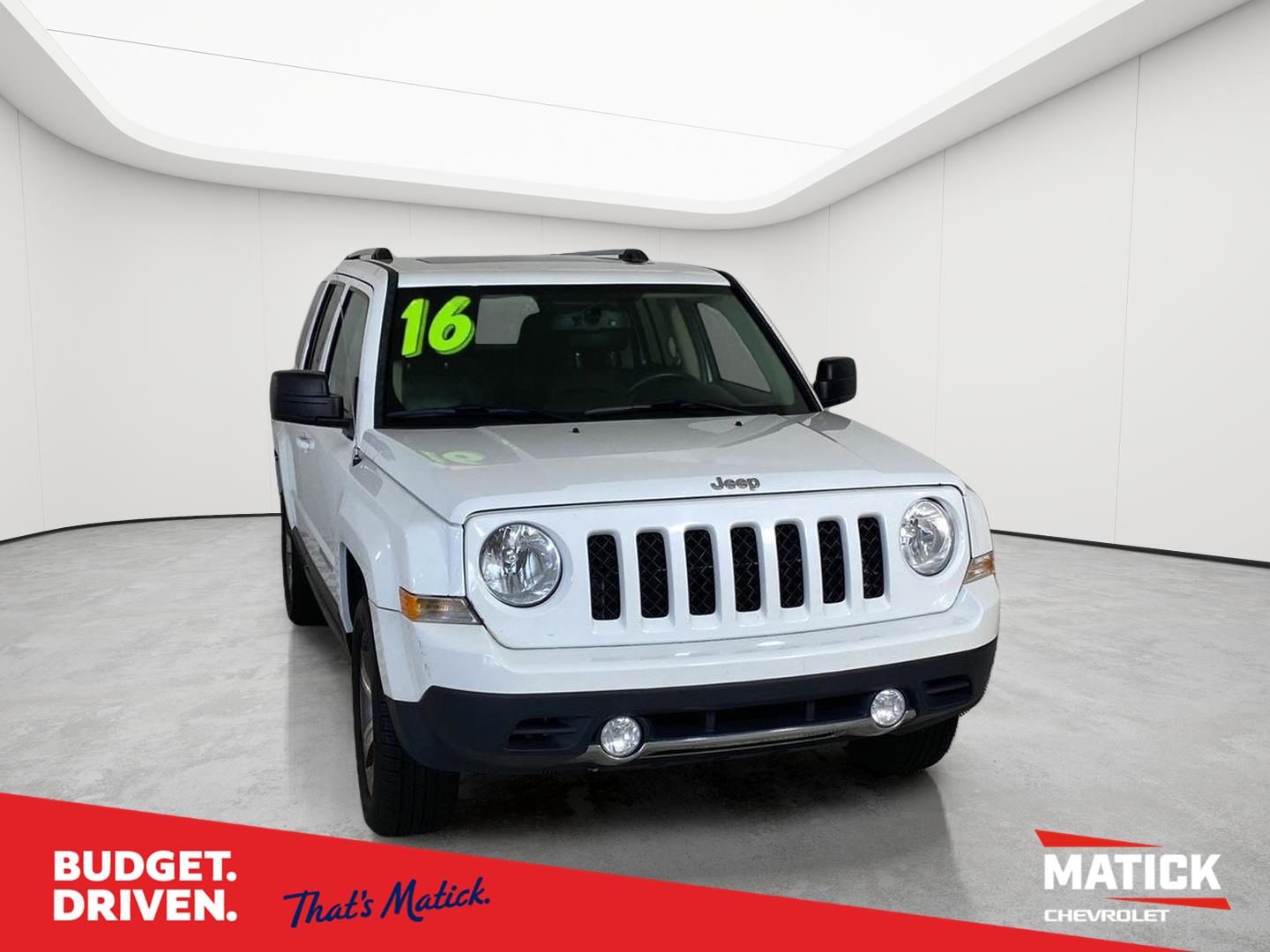 Bright White Clearcoat 2016 Jeep Patriot SUV / Crossover Four-Wheel Drive 6-Speed Automatic