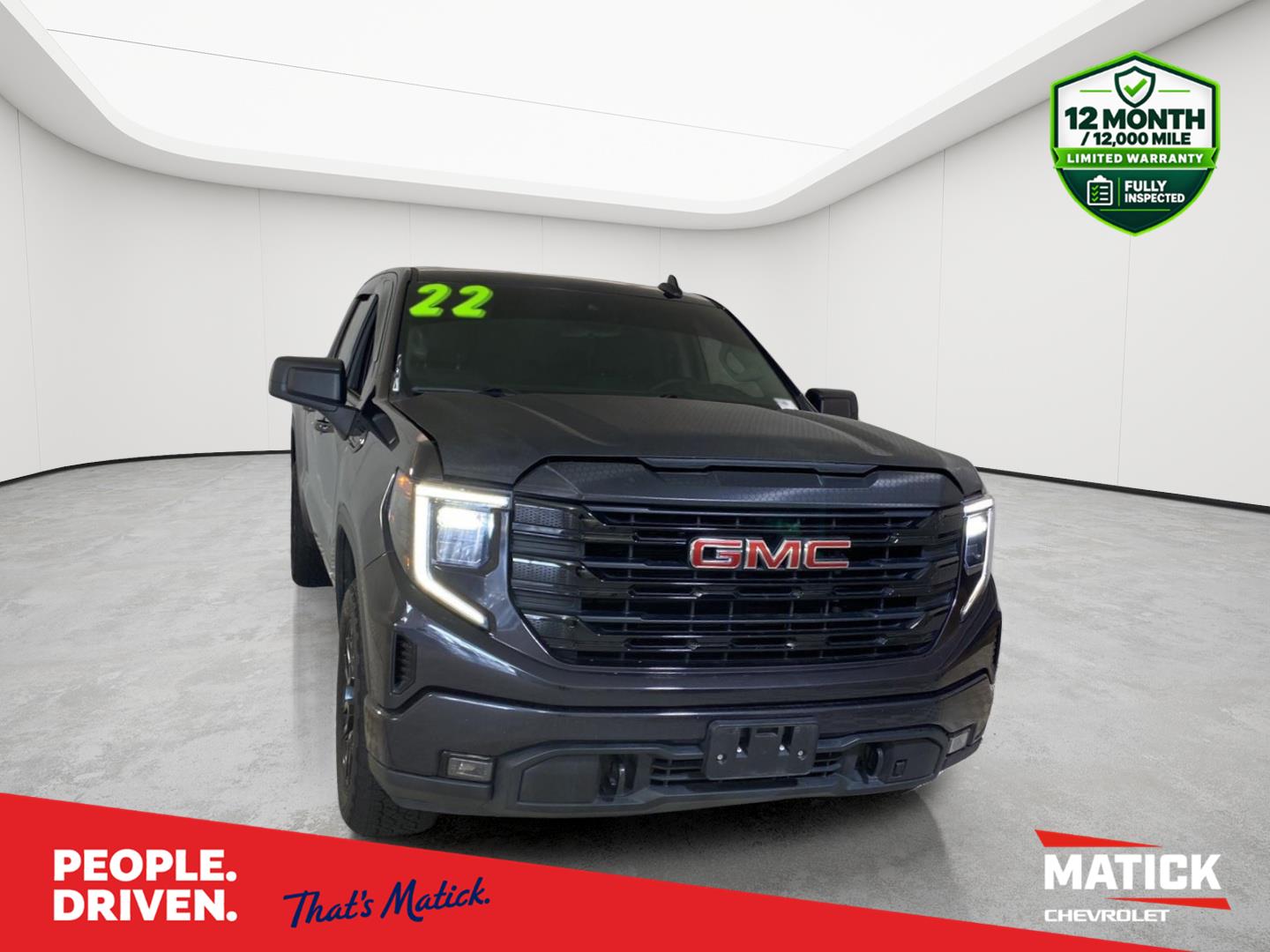 Titanium Rush Metallic 2022 GMC Sierra 1500 Pickup Truck Four-Wheel Drive 8-Speed Automatic