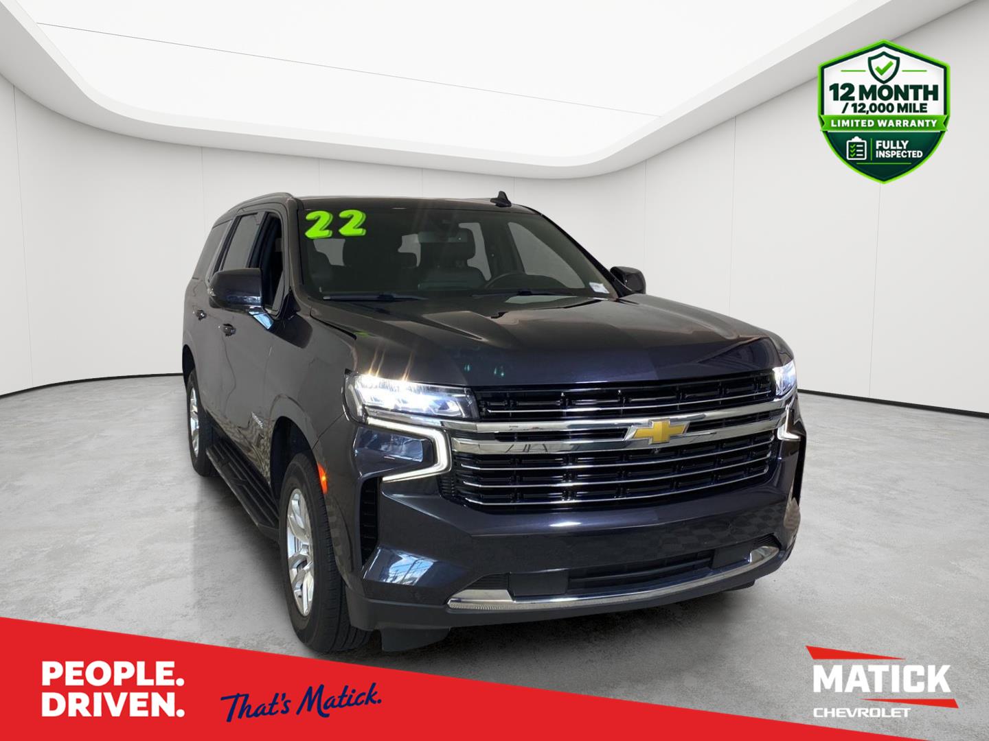 Dark Ash Metallic 2022 Chevrolet Tahoe SUV / Crossover Four-Wheel Drive Automatic
