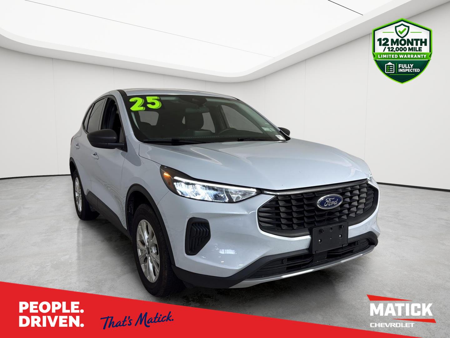 Space Silver 2025 Ford Escape SUV / Crossover All-Wheel Drive 8-Speed Automatic
