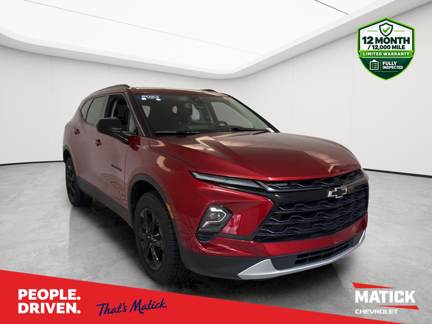 Radiant Red Tintcoat 2024 Chevrolet Blazer SUV / Crossover Front-Wheel Drive 9-Speed Automatic
