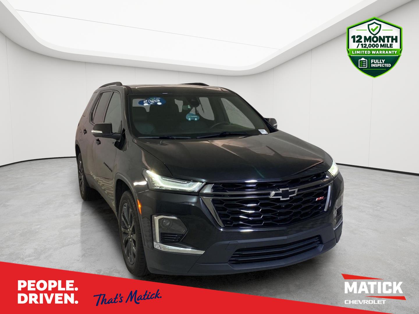 Mosaic Black Metallic 2023 Chevrolet Traverse SUV / Crossover Front-Wheel Drive 9-Speed Automatic