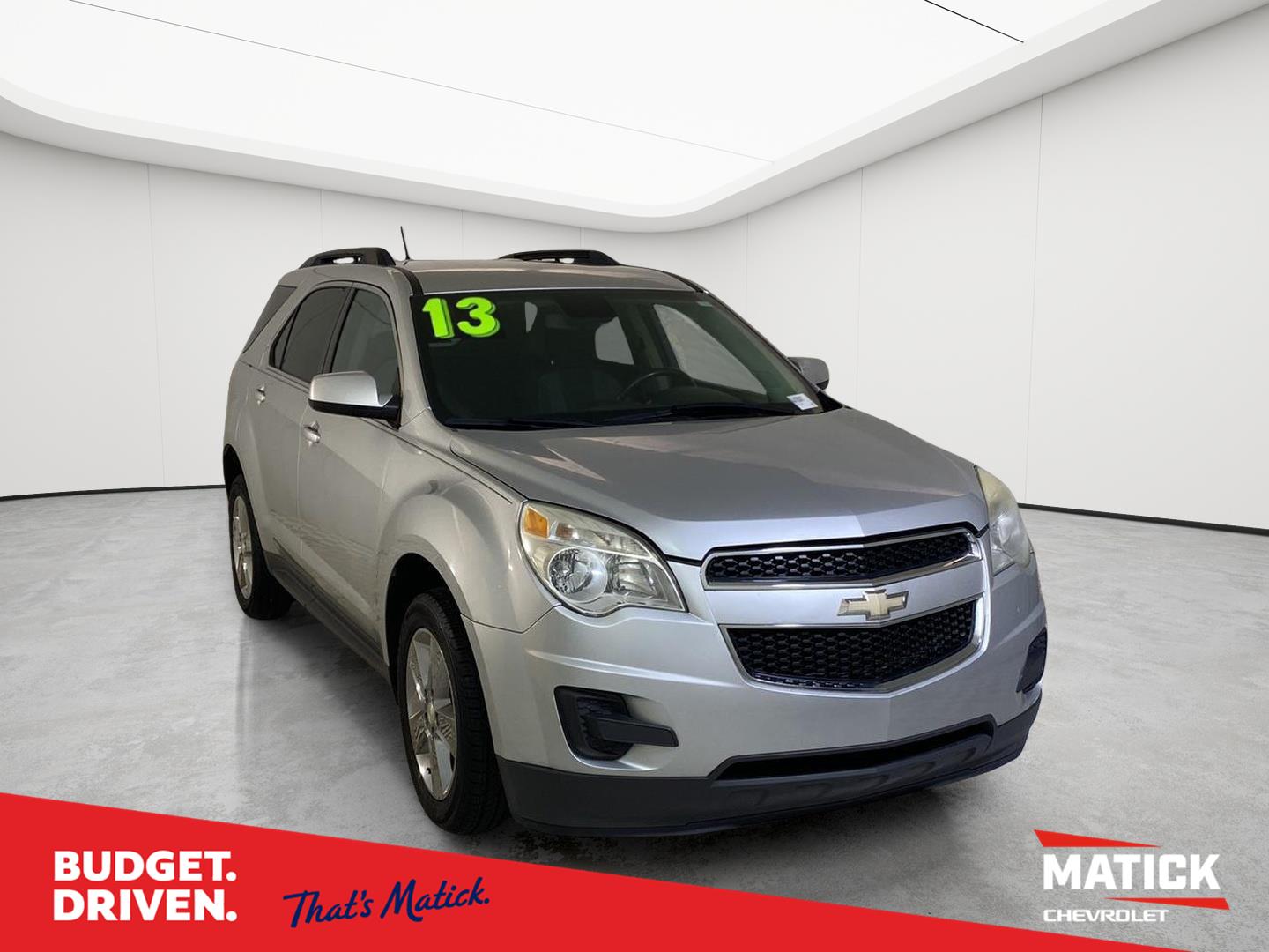 Silver Ice Metallic 2013 Chevrolet Equinox SUV / Crossover Front-Wheel Drive 6-Speed Automatic Overdrive