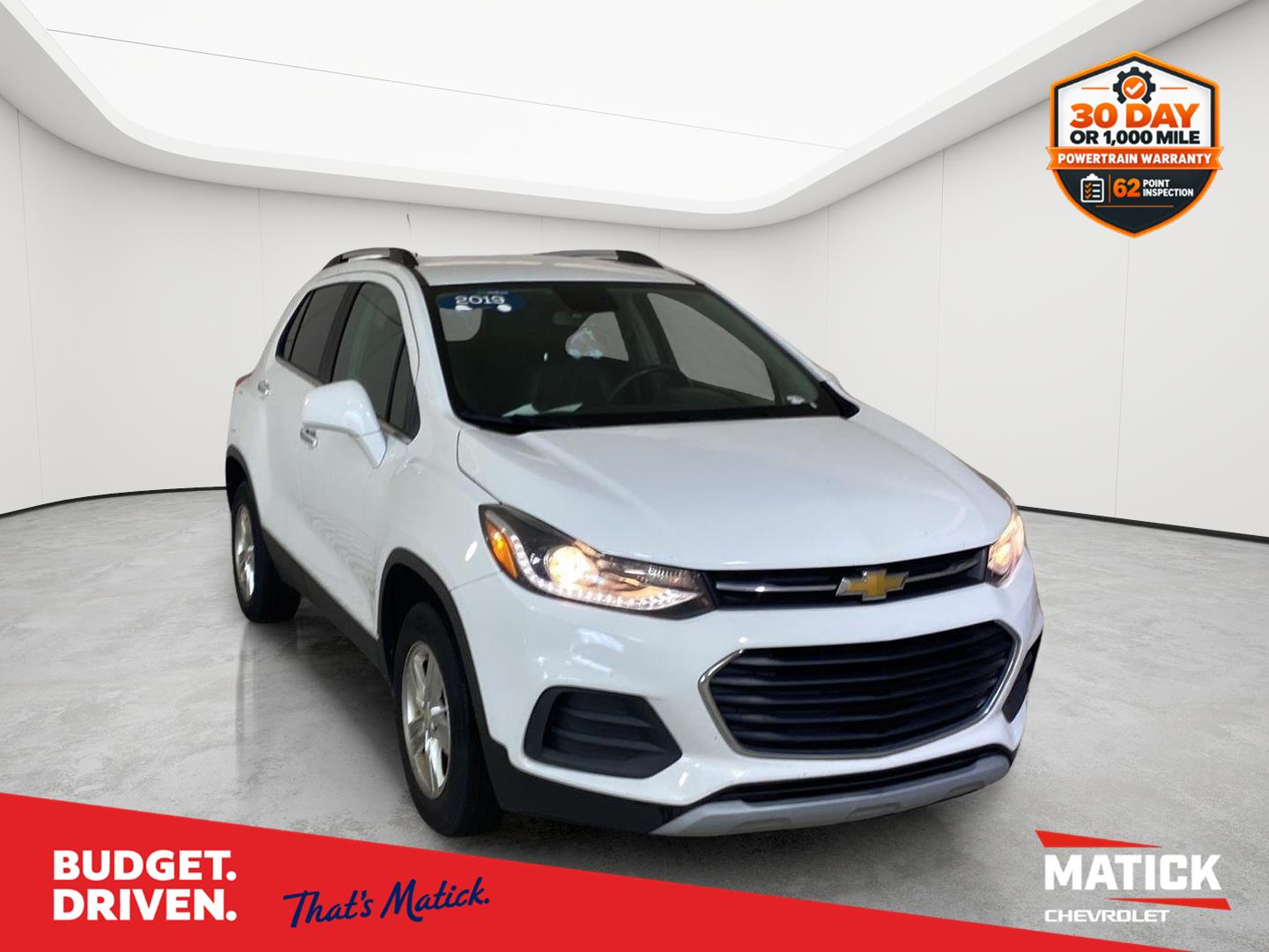 Summit White 2019 Chevrolet Trax SUV / Crossover All-Wheel Drive 6-Speed Automatic