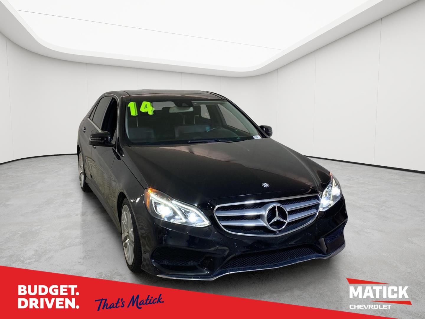Black 2014 Mercedes-Benz E-Class Sedan All-Wheel Drive Automatic