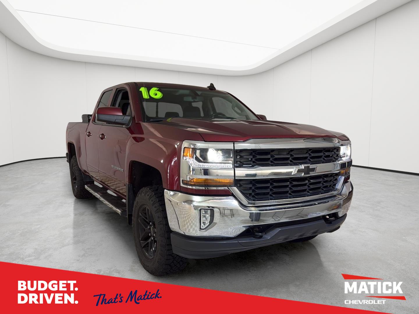 Siren Red Tintcoat 2016 Chevrolet Silverado 1500 Pickup Truck Four-Wheel Drive 6-Speed Automatic