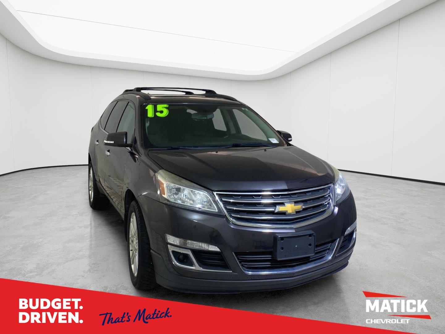 Gray (Tungsten Metallic) 2015 Chevrolet Traverse SUV / Crossover All-Wheel Drive 6-Speed Automatic