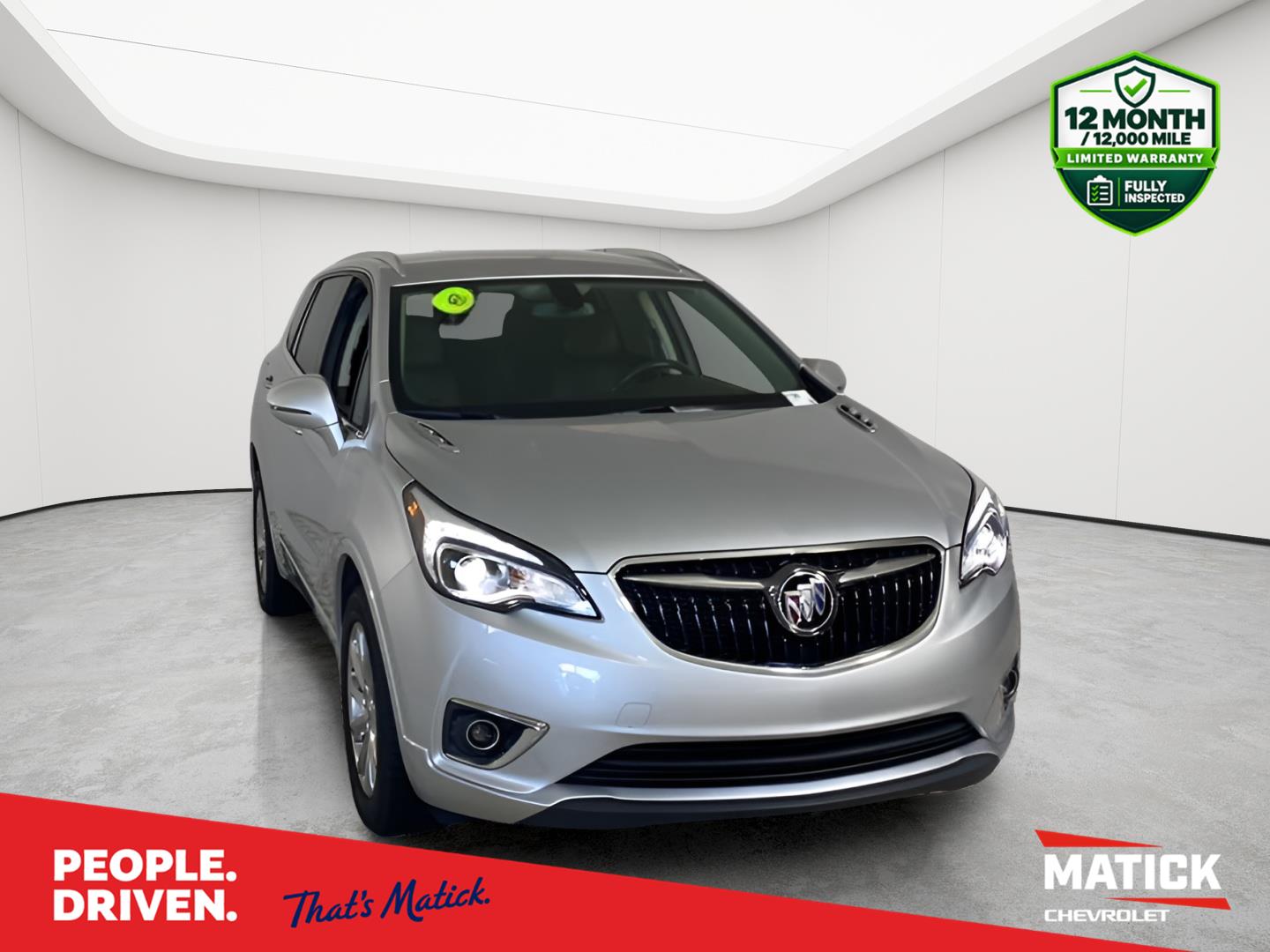 Galaxy Silver Metallic 2019 Buick Envision SUV / Crossover All-Wheel Drive 6-Speed Automatic