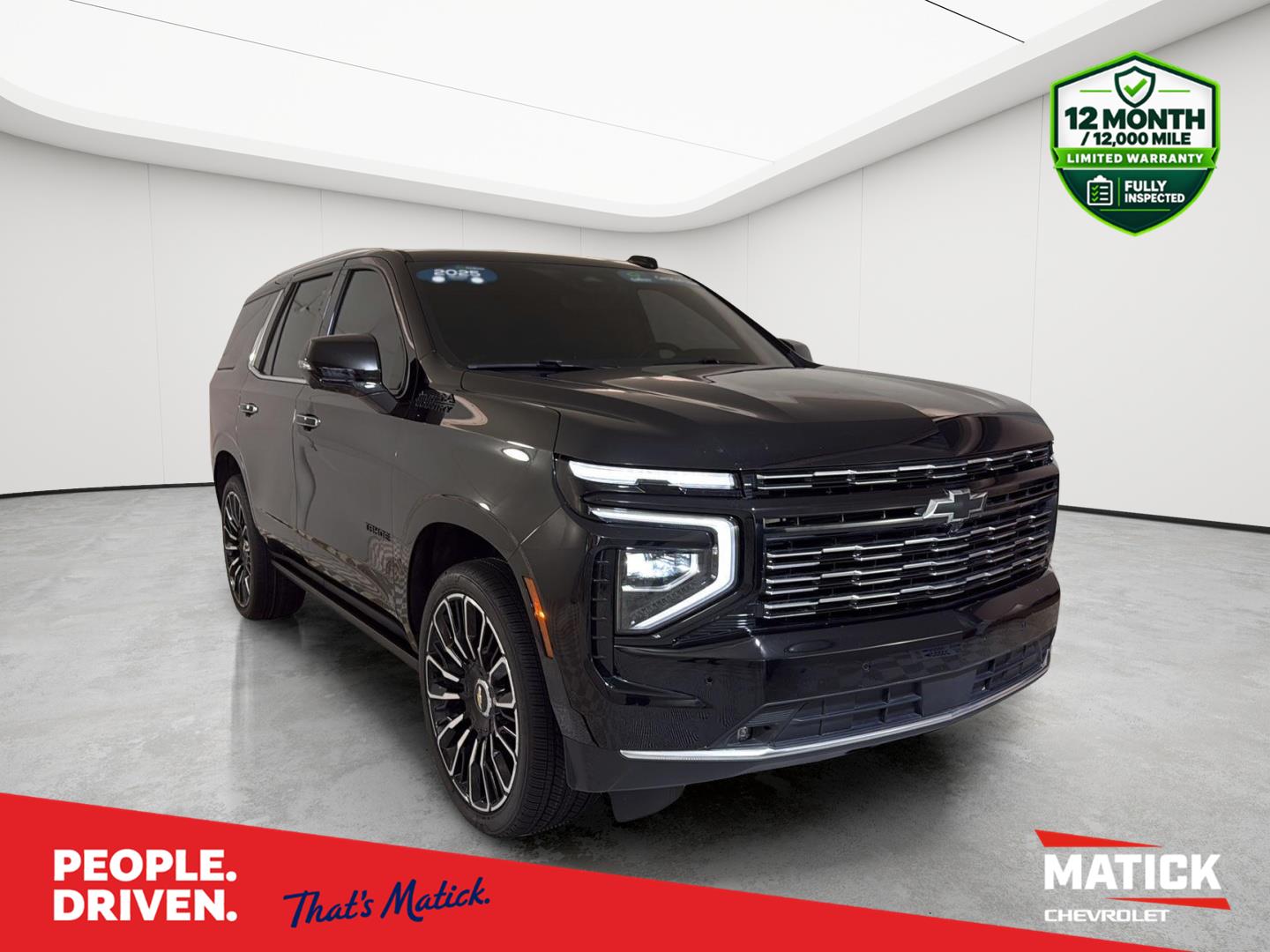 Black 2025 Chevrolet Tahoe SUV / Crossover Four-Wheel Drive Automatic