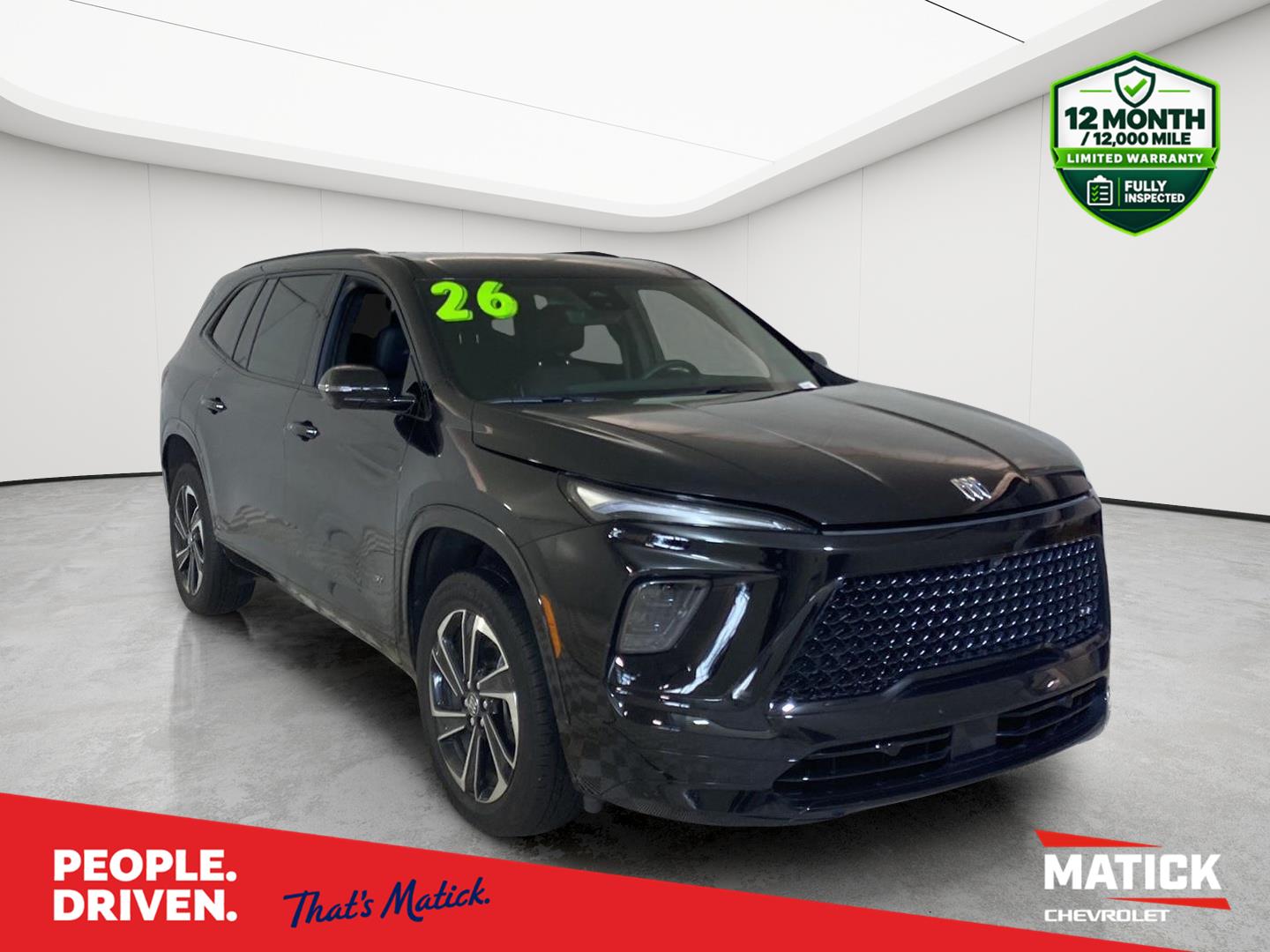 Black (Ebony Twilight Metallic) 2026 Buick Enclave SUV / Crossover Four-Wheel Drive 8-Speed Automatic