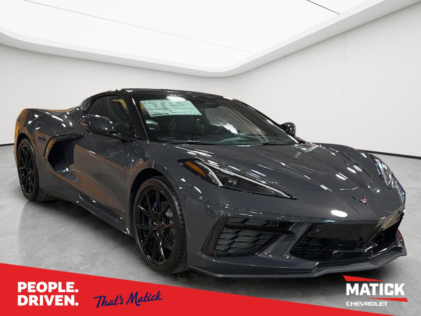 PITCH GRAY METALLIC 2027 Chevrolet Corvette Convertible Rear-Wheel Drive