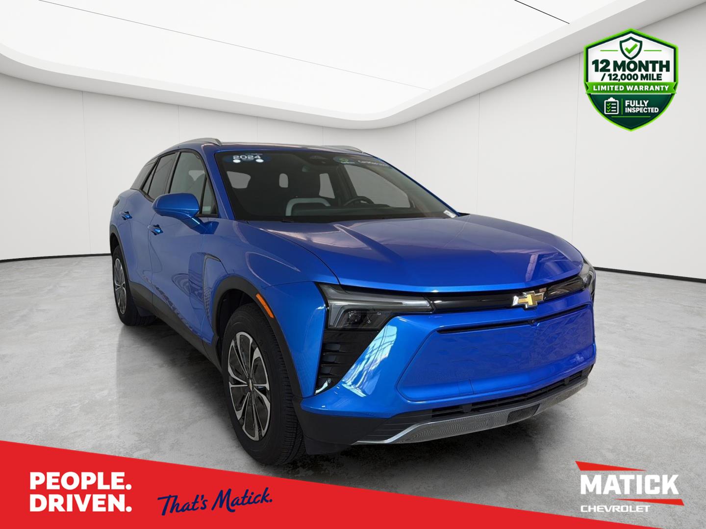 Riptide Blue Metallic 2024 Chevrolet Blazer EV SUV / Crossover All-Wheel Drive Automatic