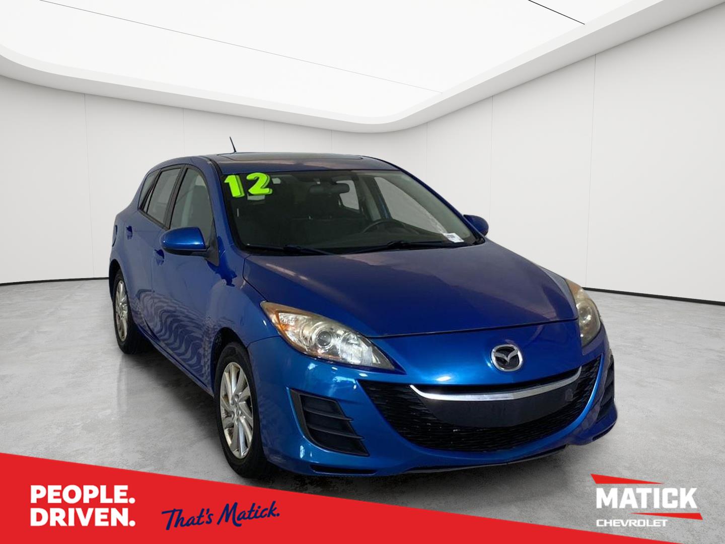 Sky Blue Mica 2012 Mazda MAZDA3 Hatchback Front-Wheel Drive Automatic