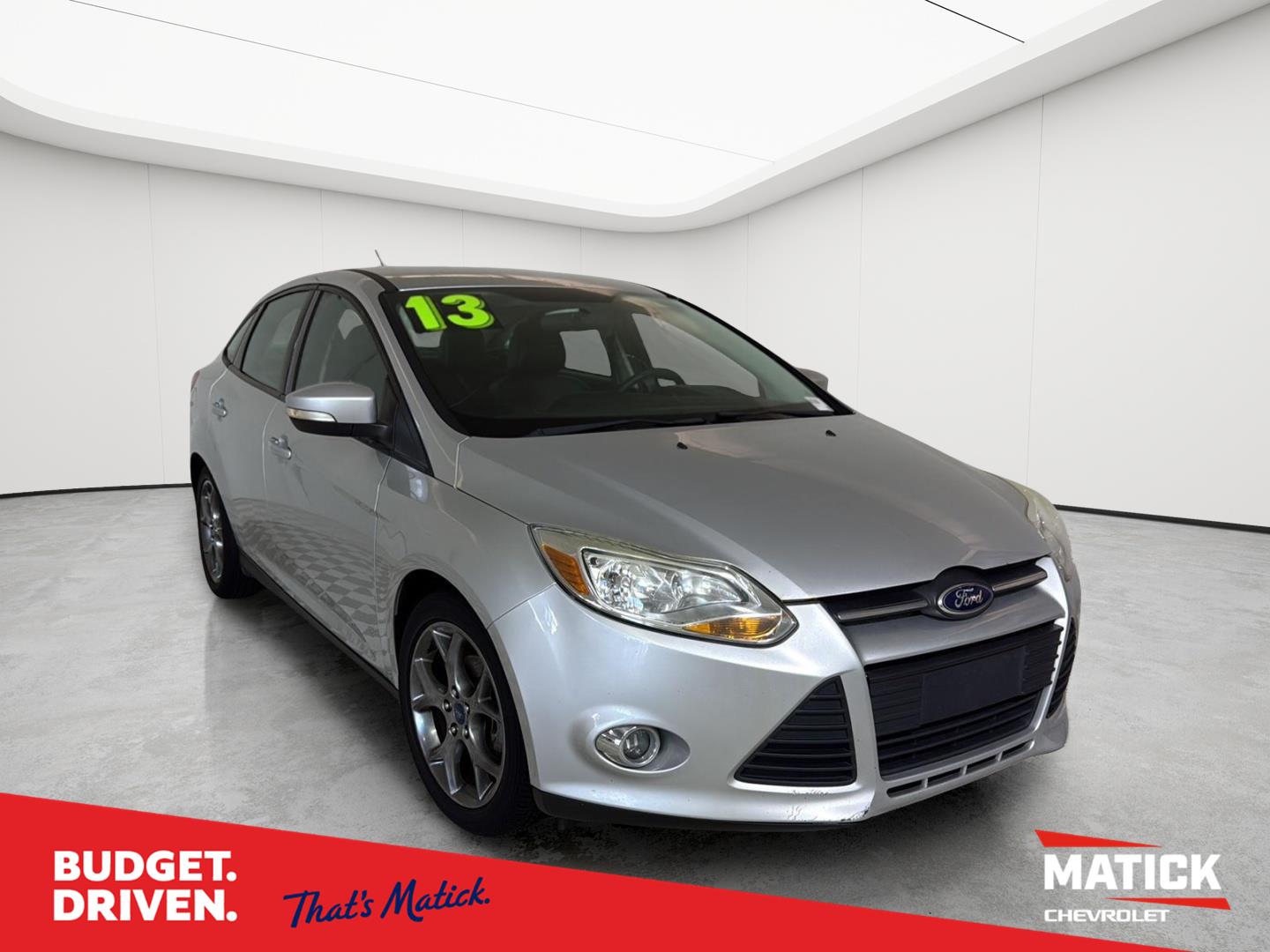 Ingot Silver Metallic 2013 Ford Focus Sedan Front-Wheel Drive 6-Speed Automatic