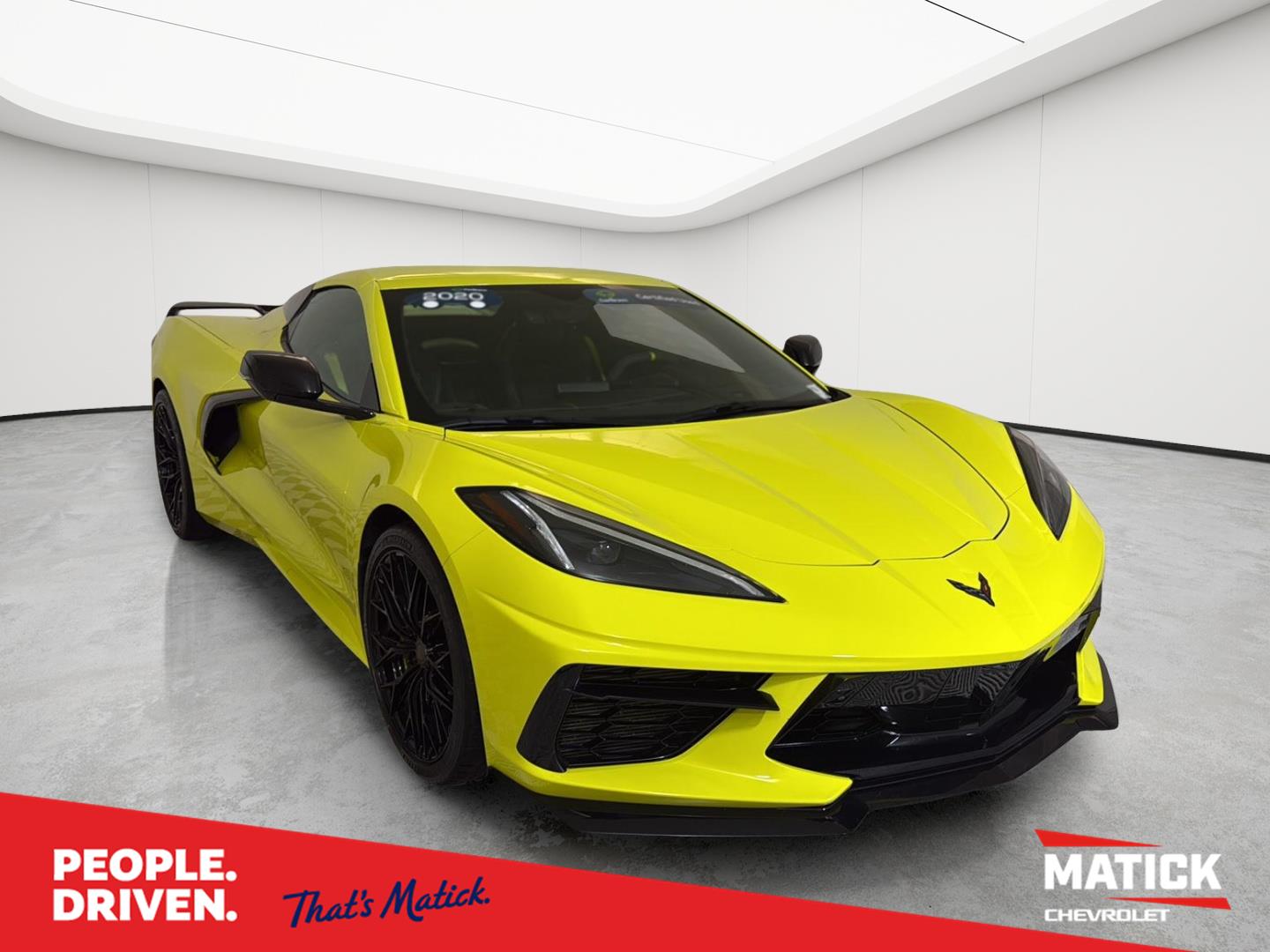 Accelerate Yellow Metallic 2020 Chevrolet Corvette Convertible Rear-Wheel Drive 8-Speed Dual Clutch