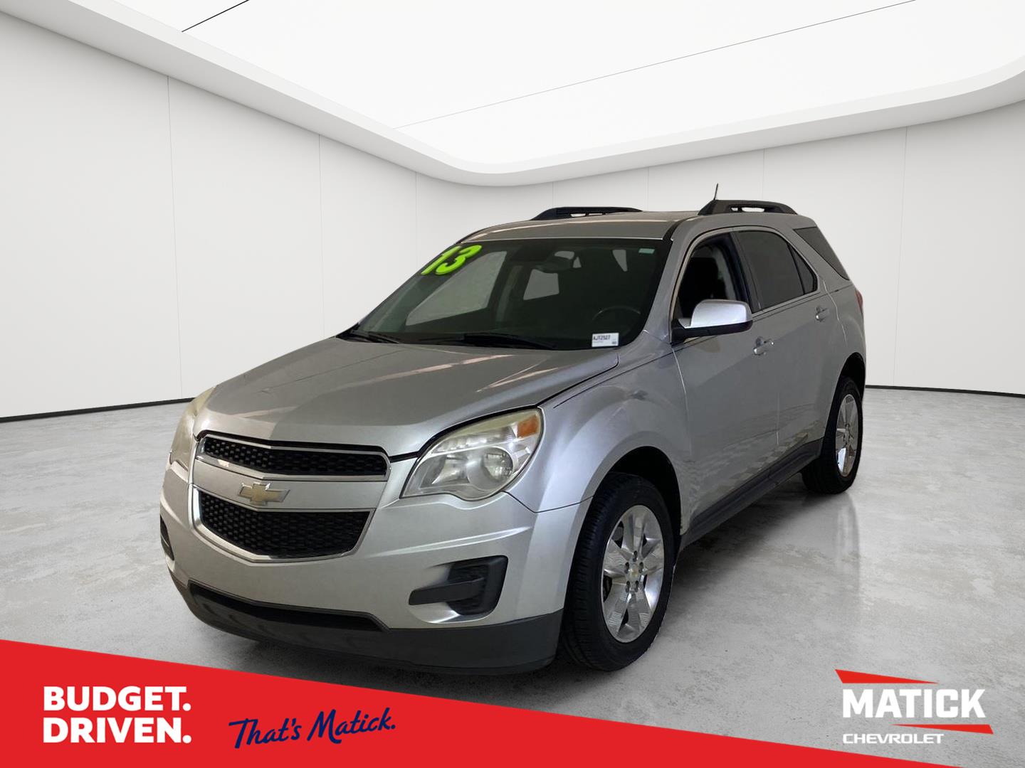 Silver Ice Metallic 2013 Chevrolet Equinox SUV / Crossover Front-Wheel Drive 6-Speed Automatic Overdrive
