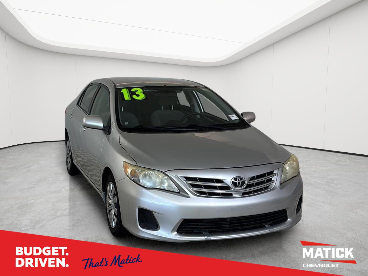 Classic Silver Metallic 2013 Toyota Corolla Sedan Front-Wheel Drive