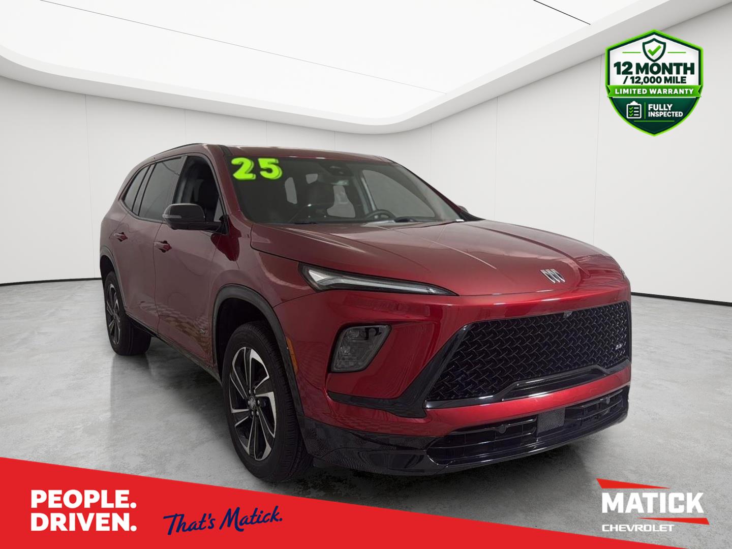 Cherry Red Tintcoat 2025 Buick Enclave SUV / Crossover Front-Wheel Drive 8-Speed Automatic