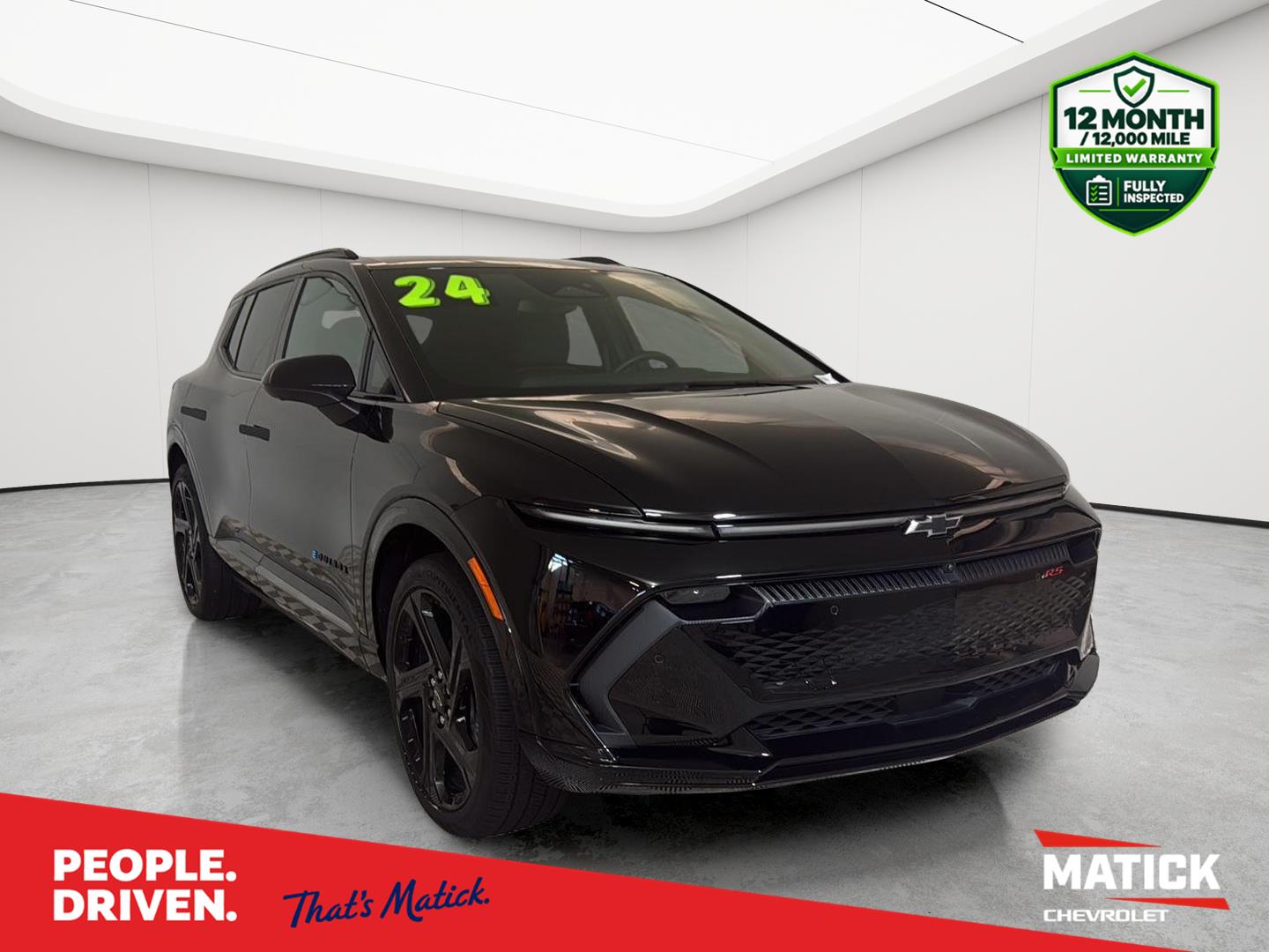 Black 2024 Chevrolet Equinox EV SUV / Crossover All-Wheel Drive Automatic