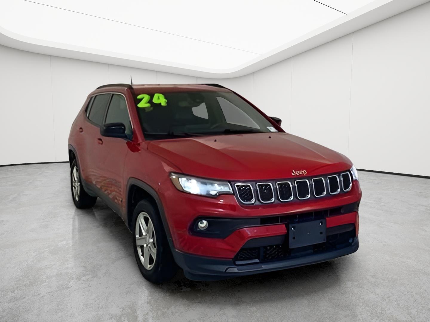 Red Hot Pearlcoat 2024 Jeep Compass SUV / Crossover Four-Wheel Drive 8-Speed Automatic
