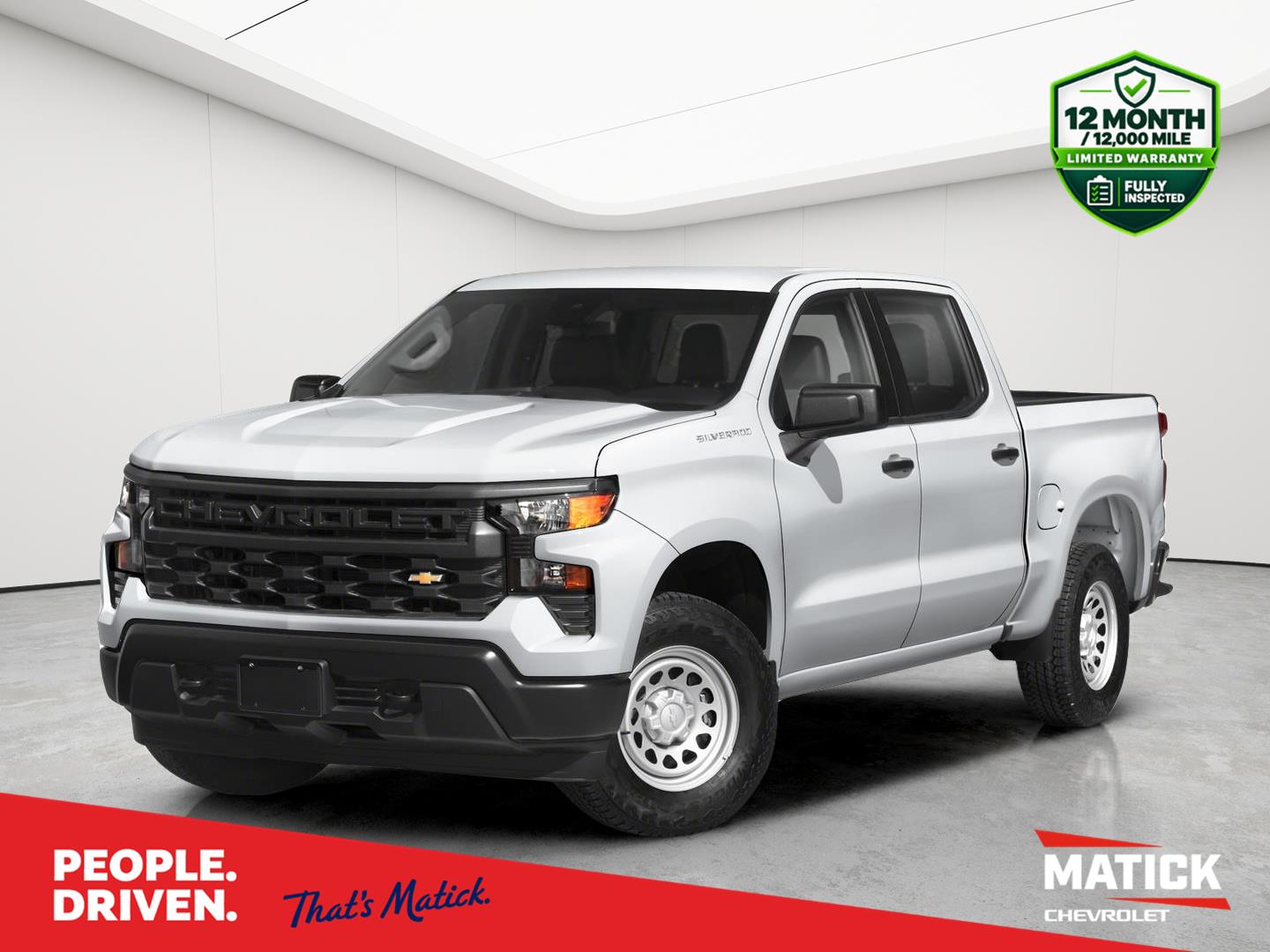 Summit White 2024 Chevrolet Silverado 1500 Pickup Truck Four-Wheel Drive 8-Speed Automatic