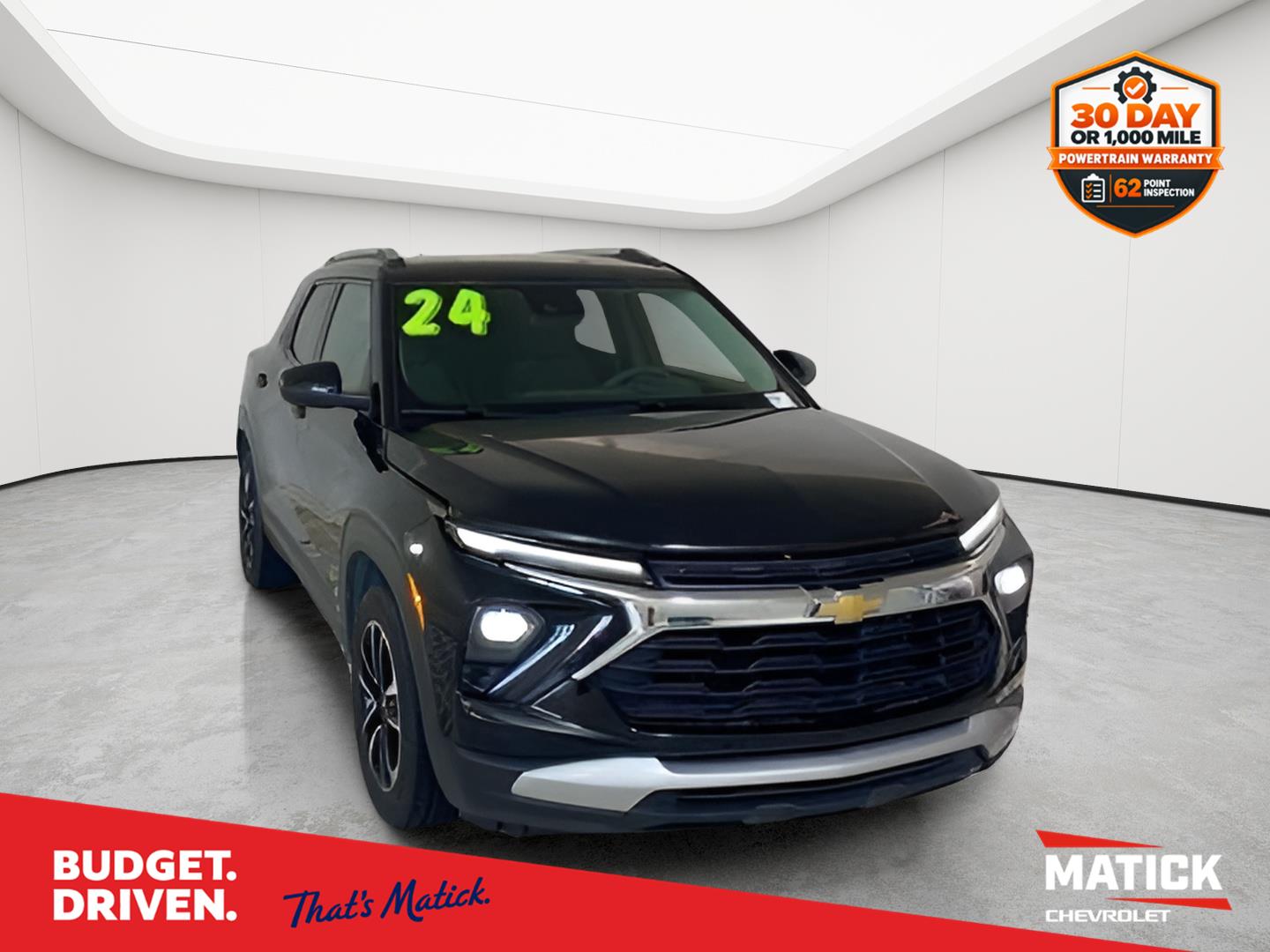 Mosaic Black Metallic 2024 Chevrolet Trailblazer SUV / Crossover Front-Wheel Drive Continuously Variable Transmission