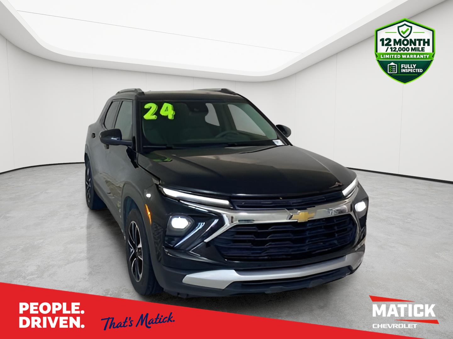 Mosaic Black Metallic 2024 Chevrolet Trailblazer SUV / Crossover Front-Wheel Drive Continuously Variable Transmission