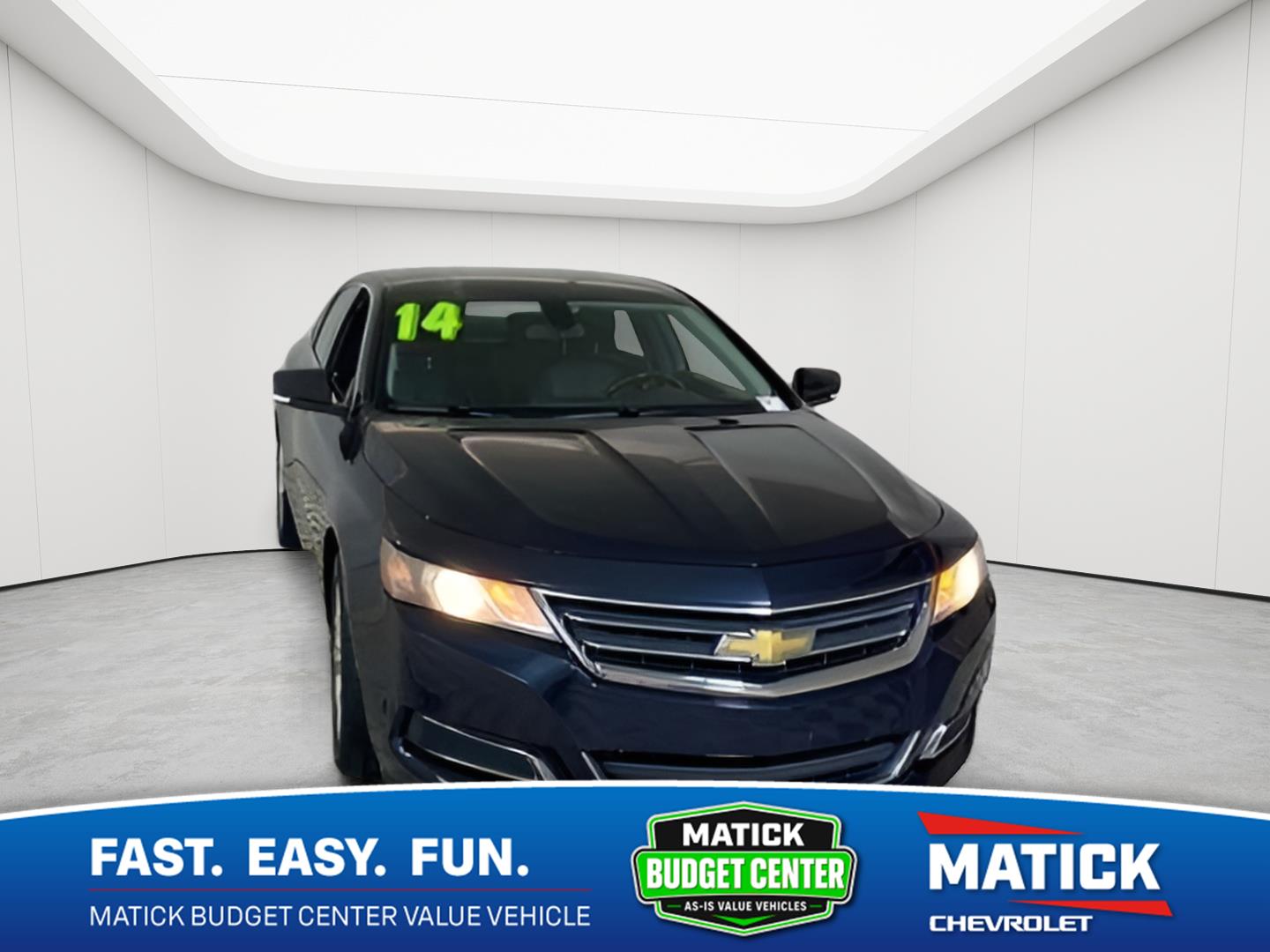 Blue Ray Metallic 2014 Chevrolet Impala Sedan Front-Wheel Drive 6-Speed Automatic Overdrive