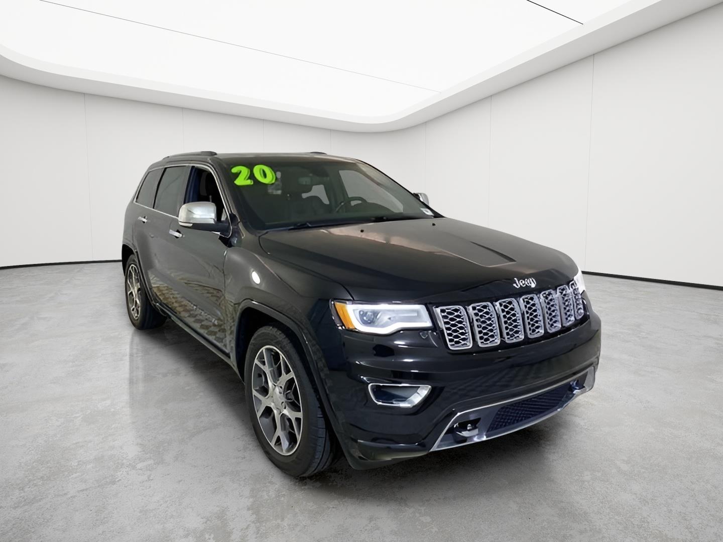 Diamond Black Crystal Pearlcoat 2020 Jeep Grand Cherokee SUV / Crossover Four-Wheel Drive 8-Speed Automatic