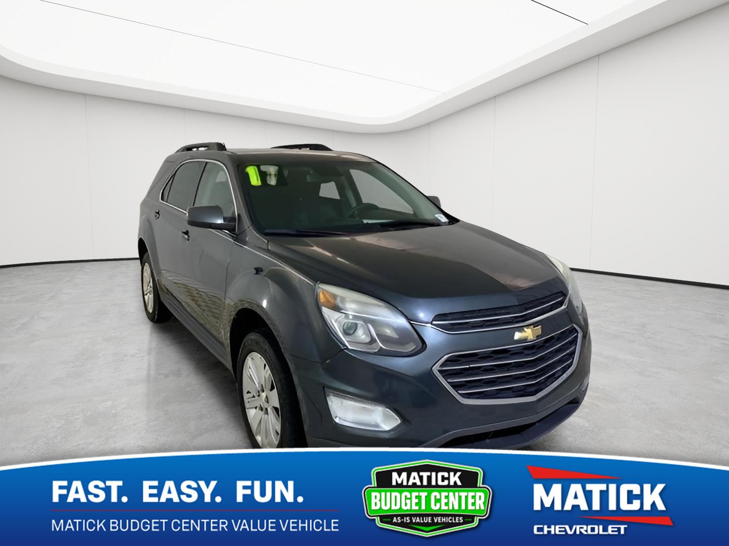 Nightfall Gray Metallic 2017 Chevrolet Equinox SUV / Crossover Front-Wheel Drive 6-Speed Automatic Overdrive