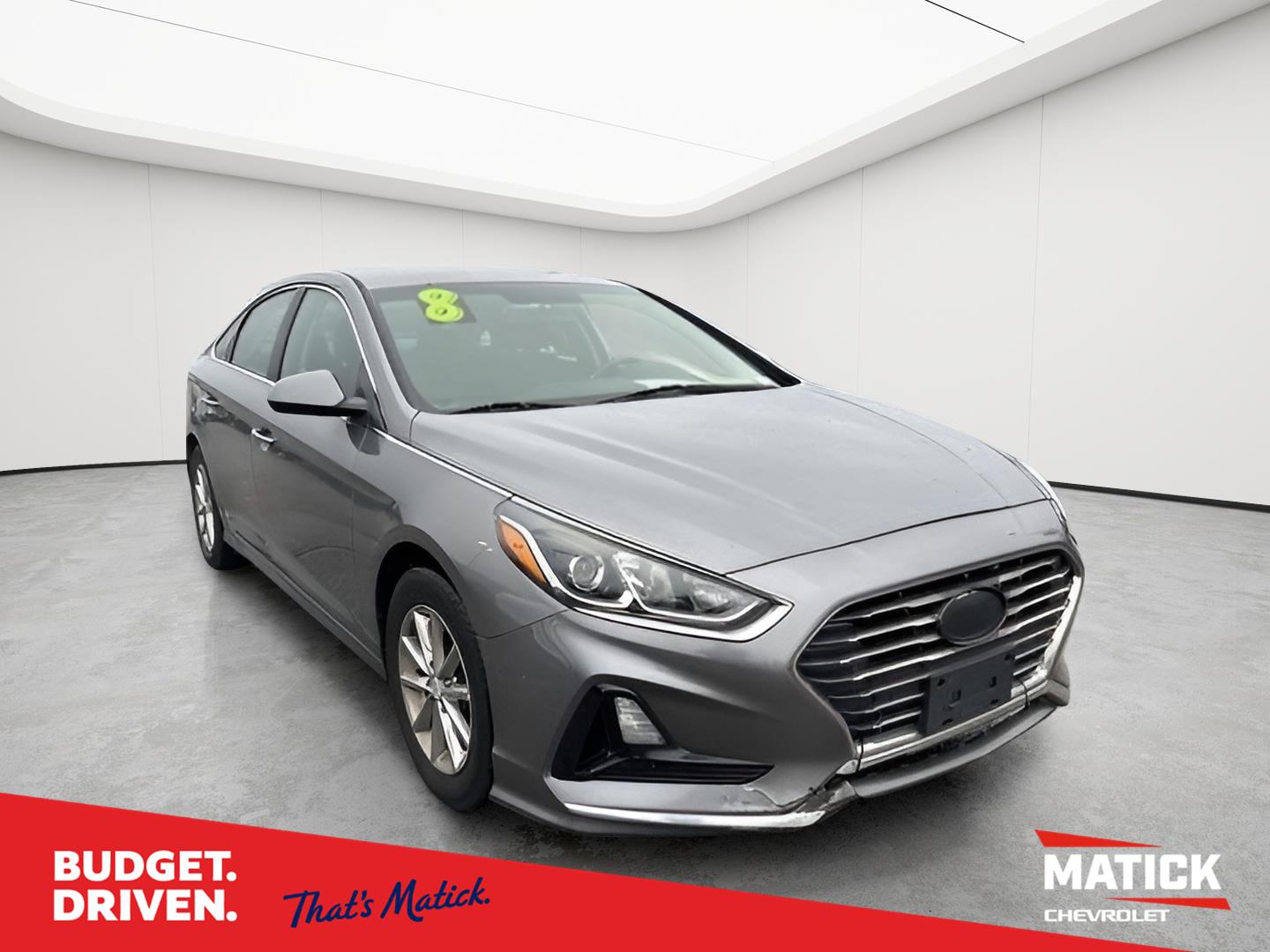 Machine Gray 2018 Hyundai Sonata Sedan Front-Wheel Drive Automatic
