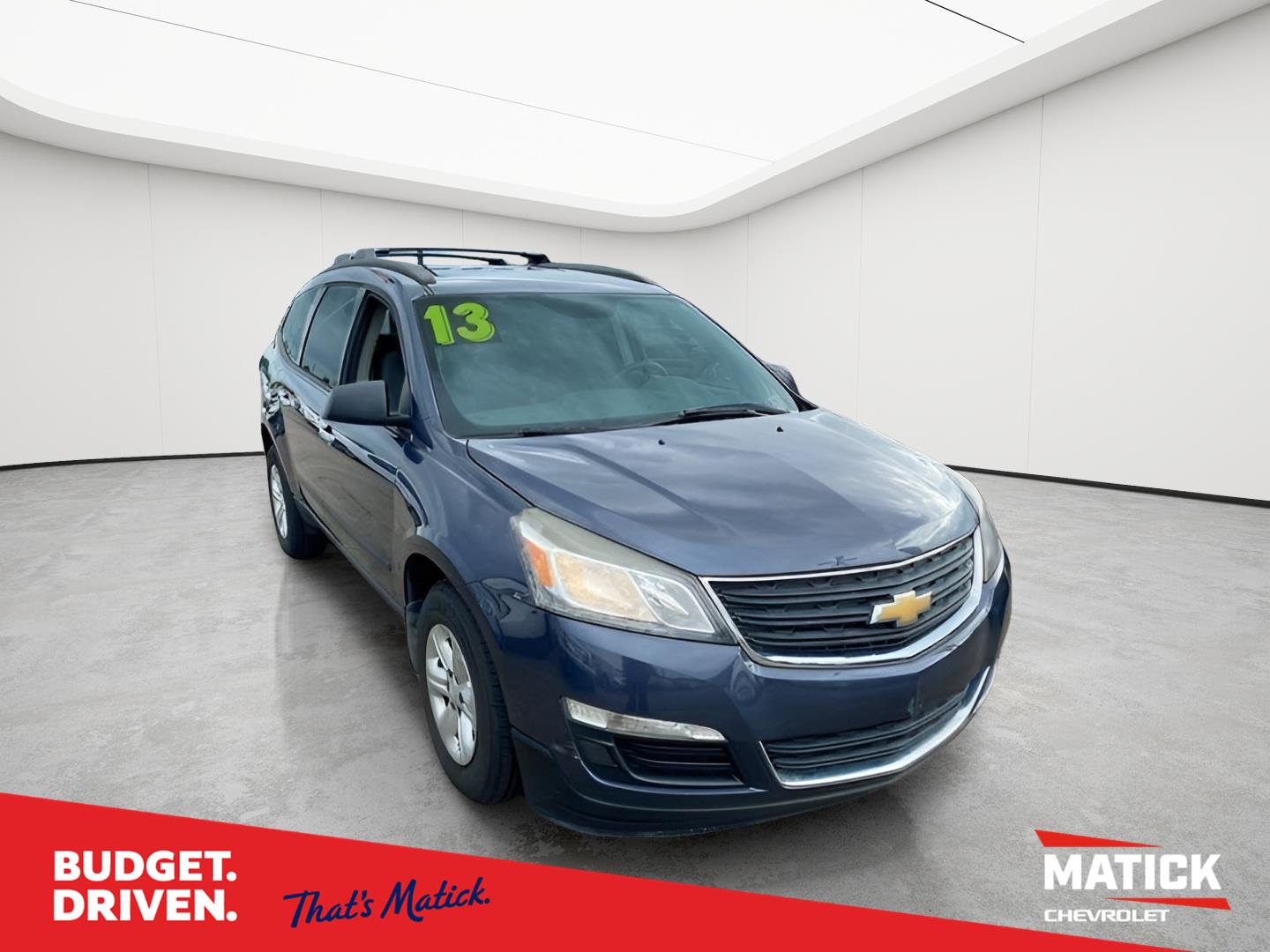Atlantis Blue Metallic 2013 Chevrolet Traverse SUV / Crossover Front-Wheel Drive 6-Speed Automatic