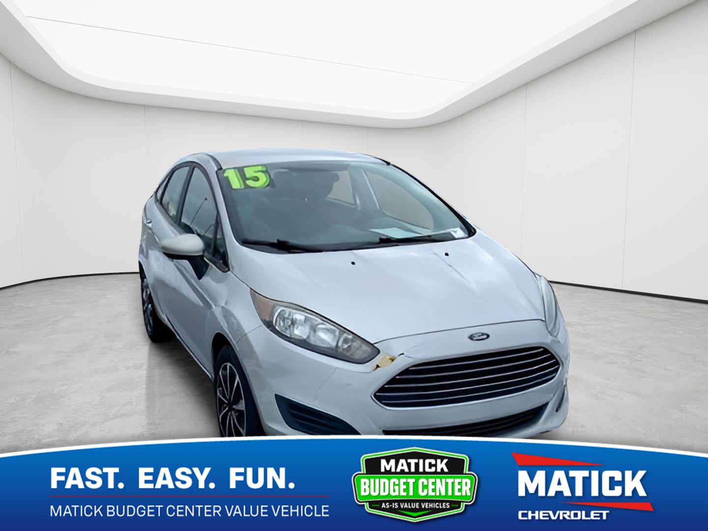 Ingot Silver 2015 Ford Fiesta Sedan Front-Wheel Drive 6-Speed Automatic