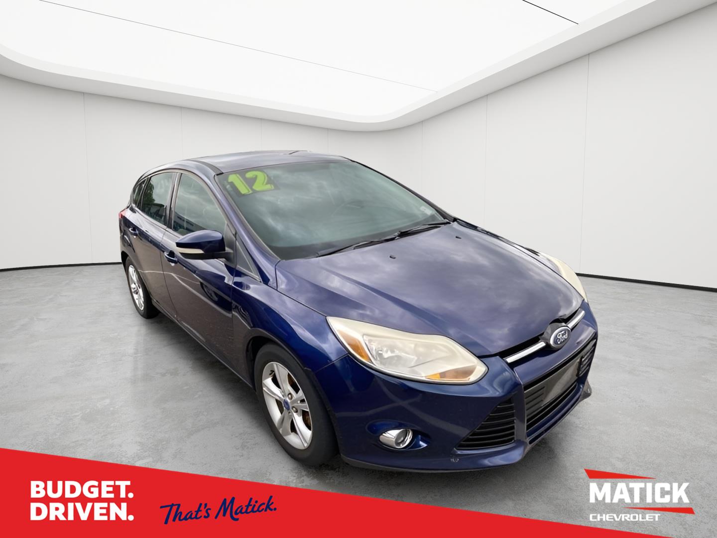 Kona Blue Metallic 2012 Ford Focus Hatchback Front-Wheel Drive 6-Speed Automatic